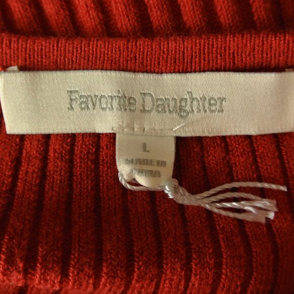 NEW FAVORITE DAUGHTER Crush Cutout Detail Cotton Blend Rib Jumper Dress L#2534* - Picture 7 of 9